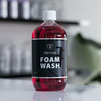 A bottle of Elite Finish Foam Wash