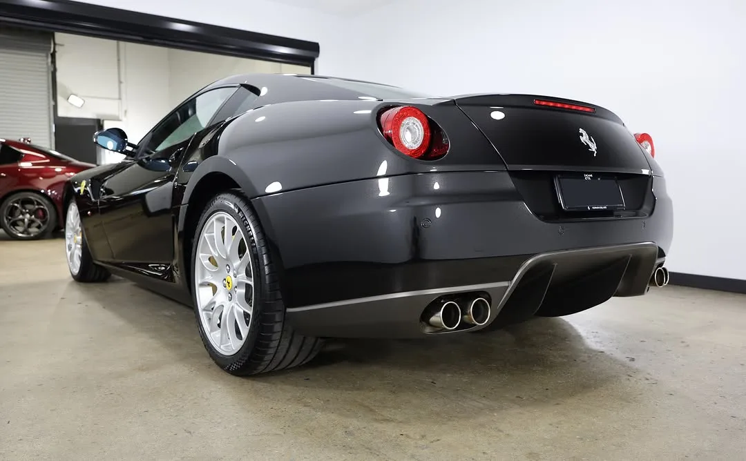 The roof and rear of the Ferrari 599 GTB Fiorano