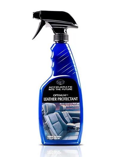 A spray bottle of Optimum Leather Protectant