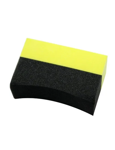 A foam tyre shine applicator